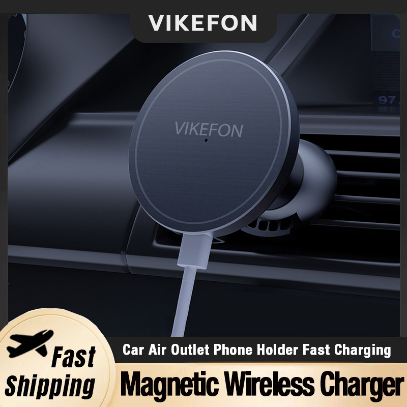 Wireless Car Charger Mount Fast Charging - Support de téléphone pour chargeur sans