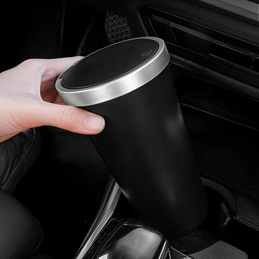 Mini poubelle de voiture compa - Waterproof Car Trash Can With Lid avis et prix