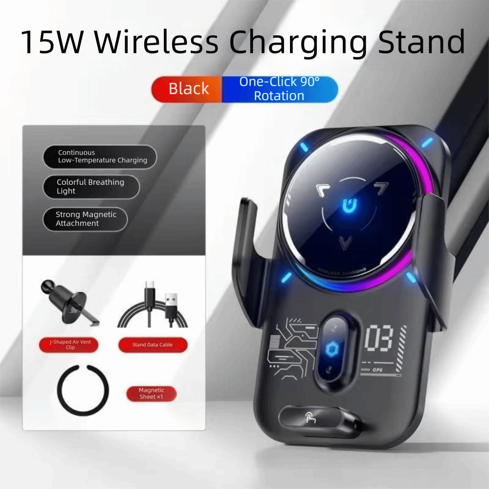 Chargeur de voiture sans fil m - Wireless Car Charger Mount Fast Charging avis et prix