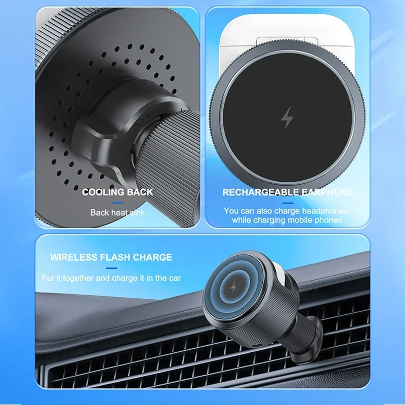 Chargeur sans fil magnétique p - Wireless Car Charger Mount Fast Charging avis et prix