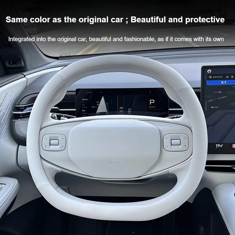Housse de volant de voiture en - Car Steering Wheel Cover Anti Slip Breathable avis et prix