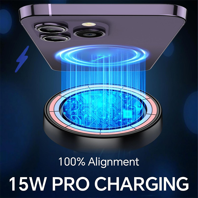 UYUXIO 15W charge rapide magné - Wireless Car Charger Mount Fast Charging avis et prix