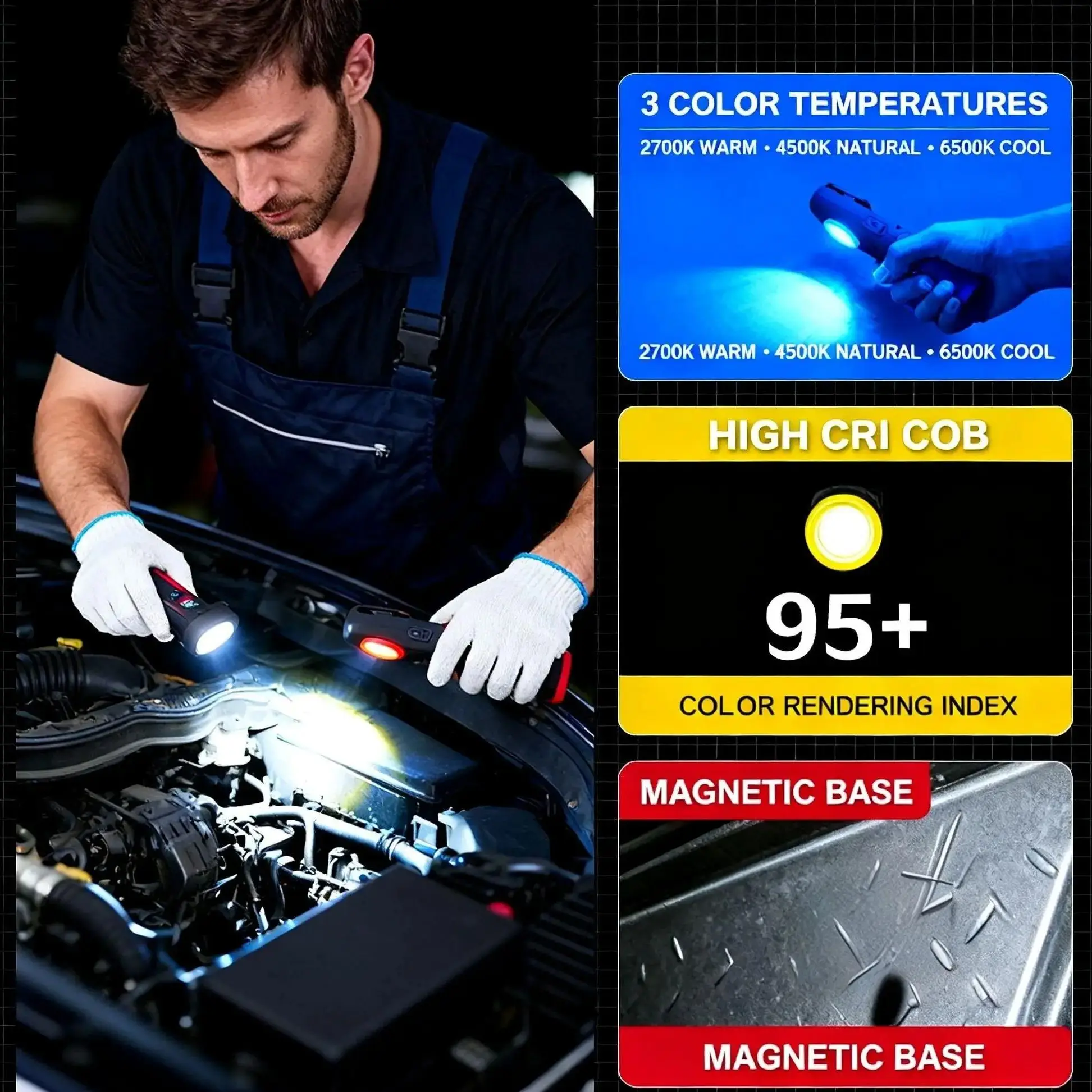 FUNAYA lampe de poche Portable - Auto Repair Tools avis et prix