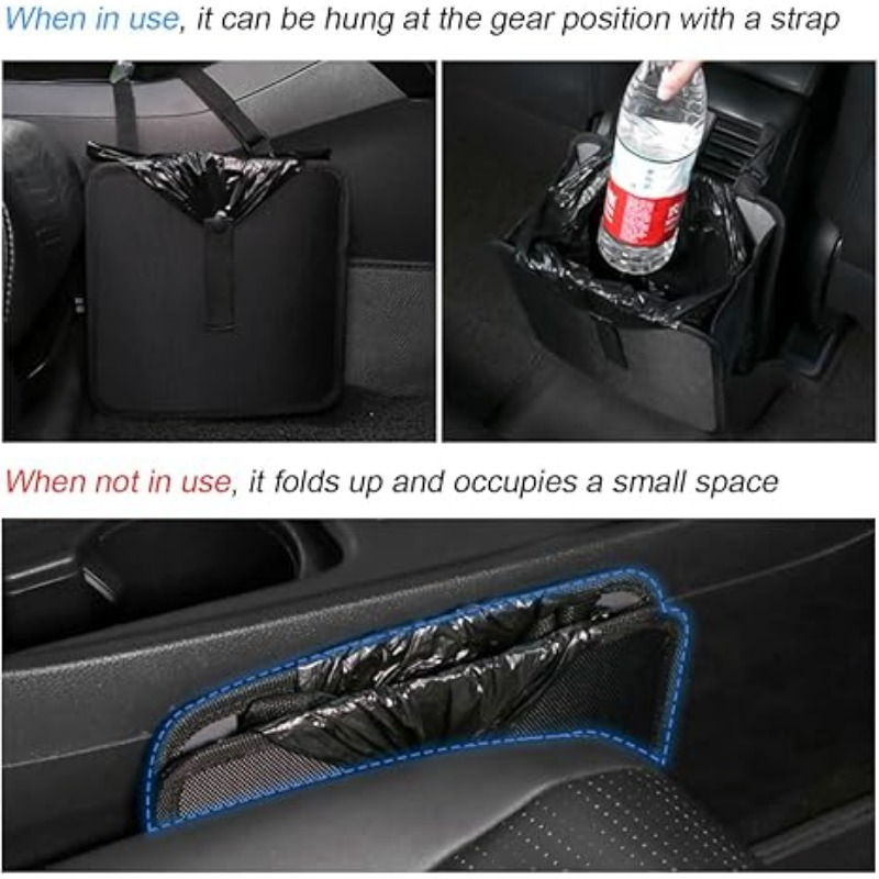 Poubelle de voiture multifonct - Waterproof Car Trash Can With Lid avis et prix