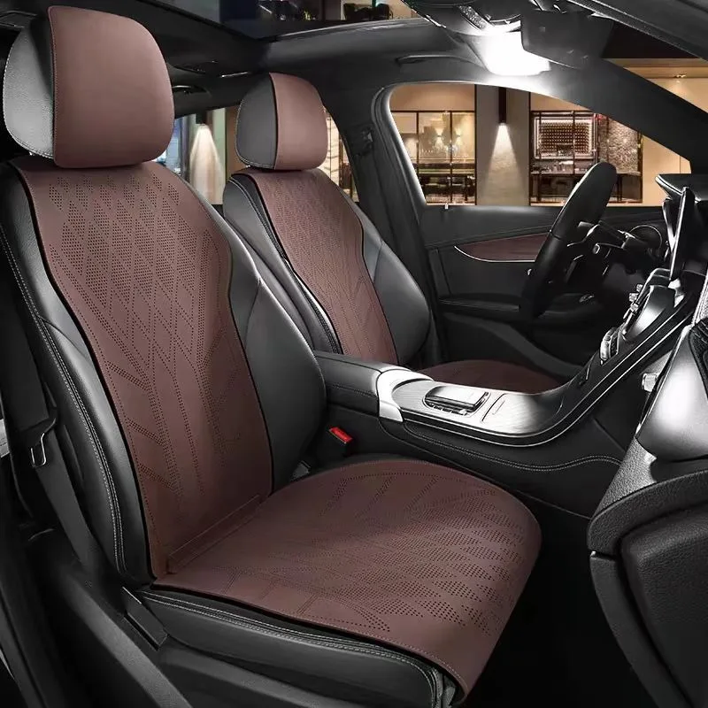 Housse de siège de voiture en  - Leather Car Seat Covers Full Set Universal avis et prix