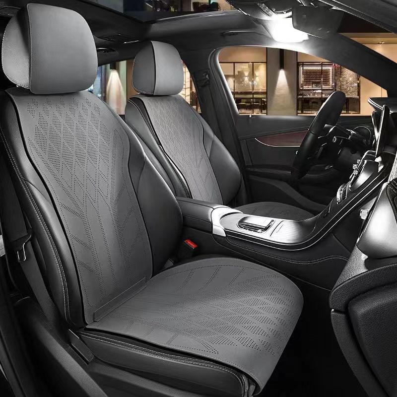 Housse de siège de voiture en  - Leather Car Seat Covers Full Set Universal avis et prix