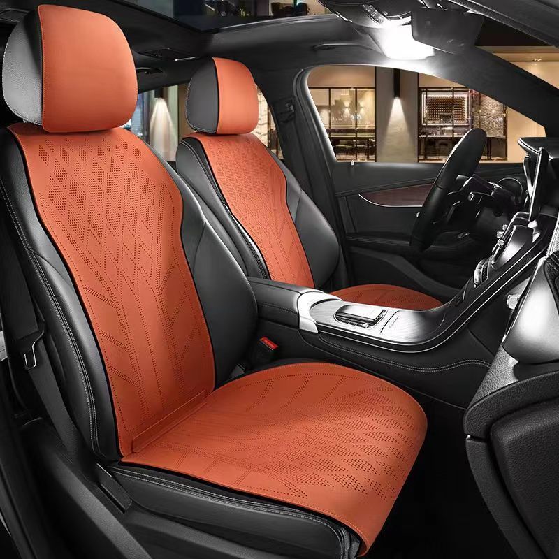Housse de siège de voiture en  - Leather Car Seat Covers Full Set Universal avis et prix