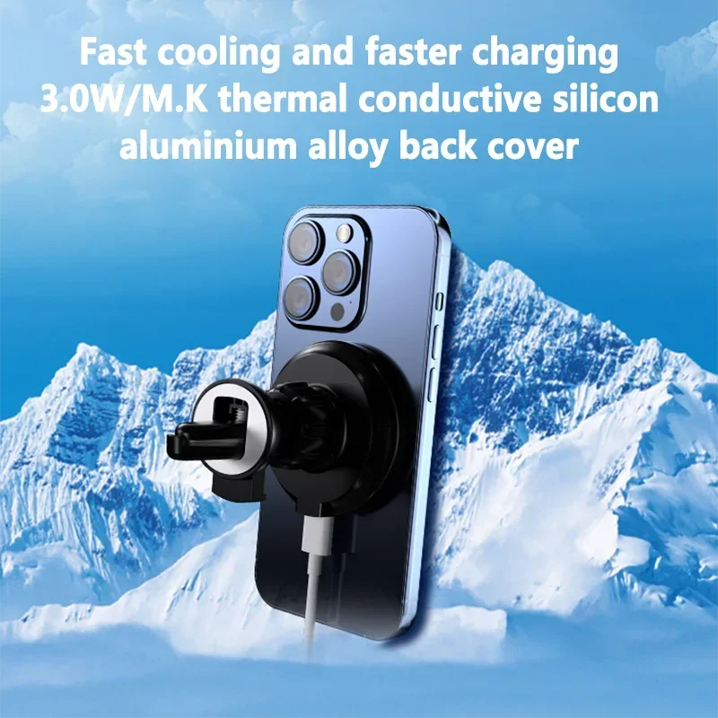 Support de téléphone pour char - Wireless Car Charger Mount Fast Charging avis et prix