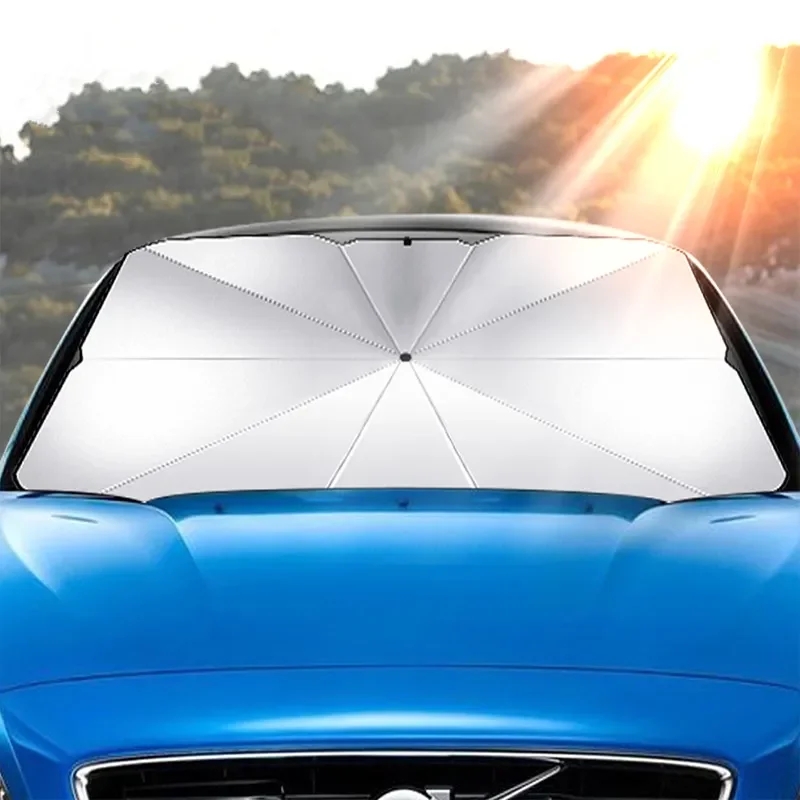 Pare-soleil de voiture, pare-b - Car Sunshade Windshield Umbrella Foldable avis et prix