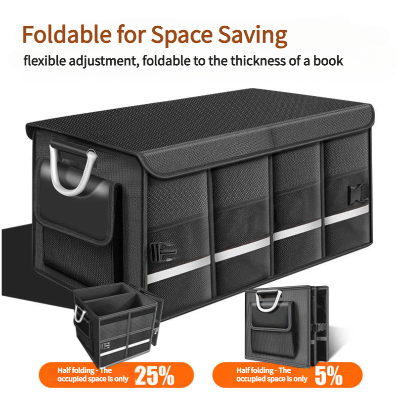 Organisateur de coffre robuste - Car Trunk Organizer Foldable Storage Box avis et prix