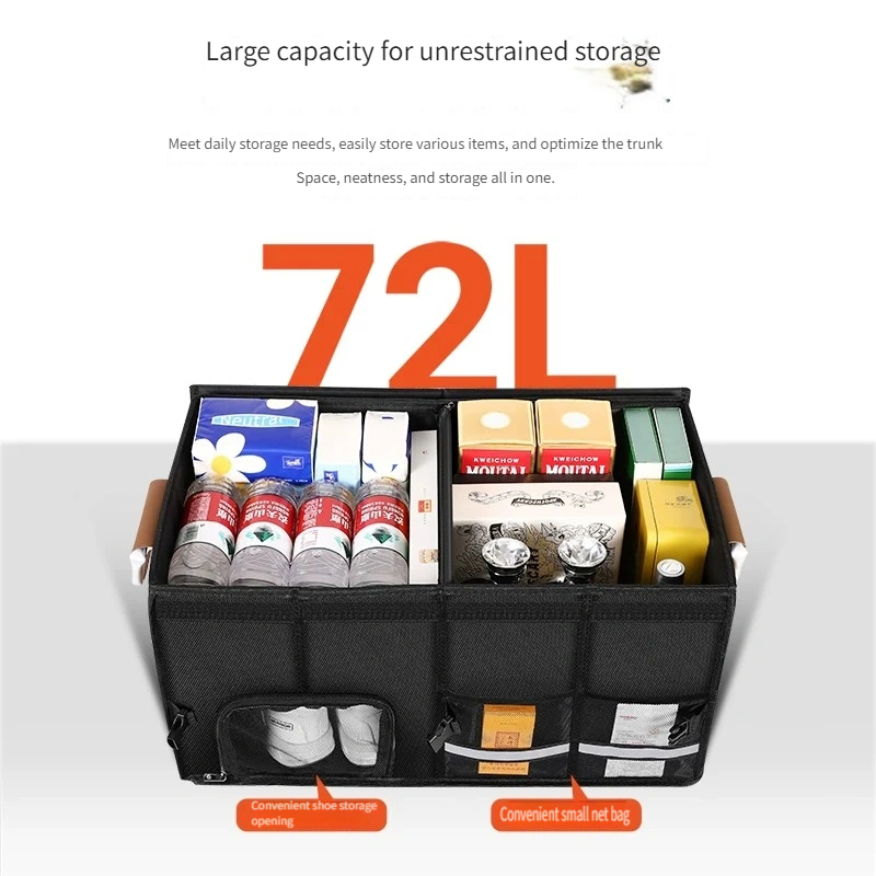 Sac de rangement pliable imper - Car Trunk Organizer Foldable Storage Box avis et prix