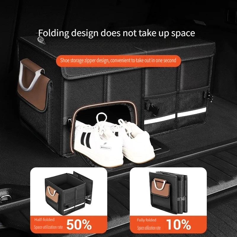 Sac de rangement pliable imper - Car Trunk Organizer Foldable Storage Box avis et prix
