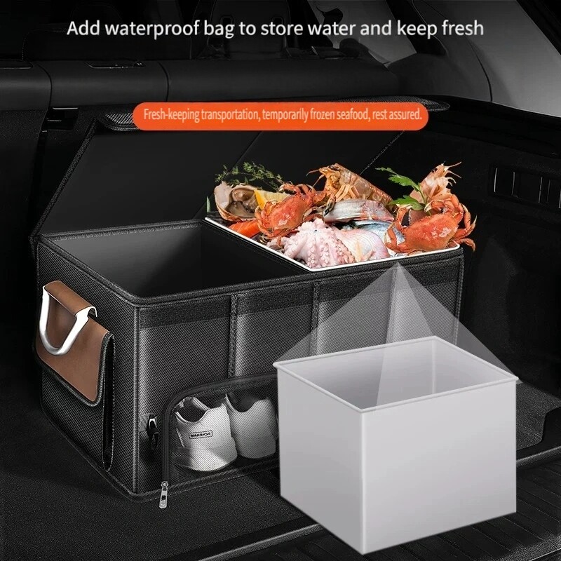 Sac de rangement pliable imper - Car Trunk Organizer Foldable Storage Box avis et prix