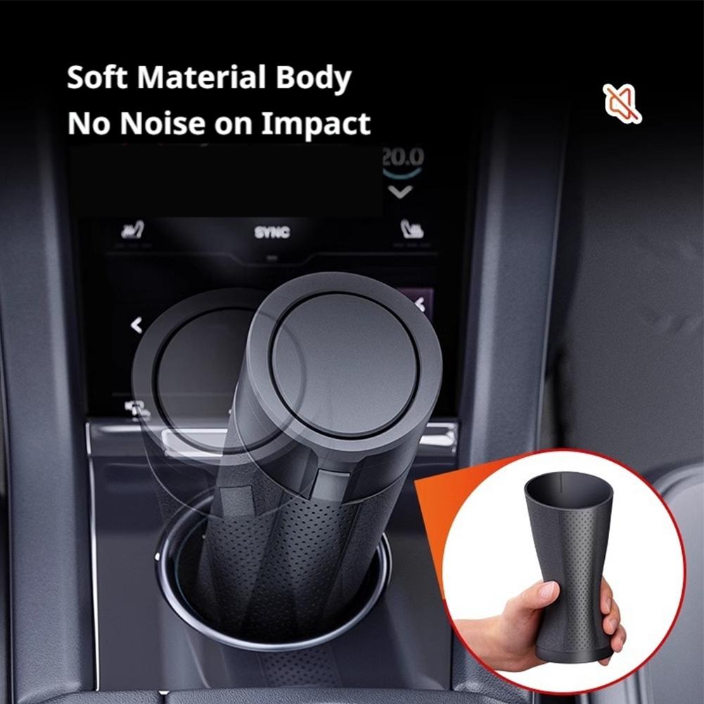 Poubelle de voiture portable a - Waterproof Car Trash Can With Lid avis et prix