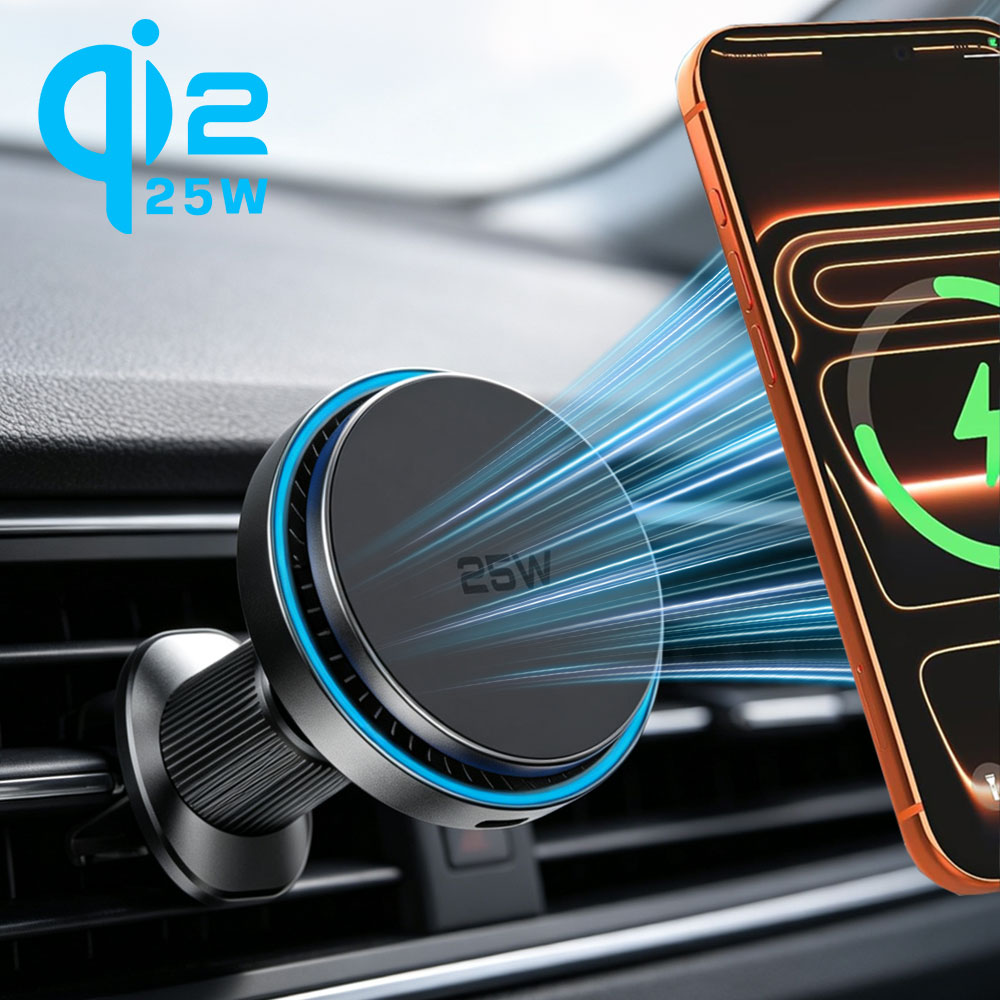 Chargeur sans fil magnétique Q - Magnetic Phone Holder For Car Vent avis et prix