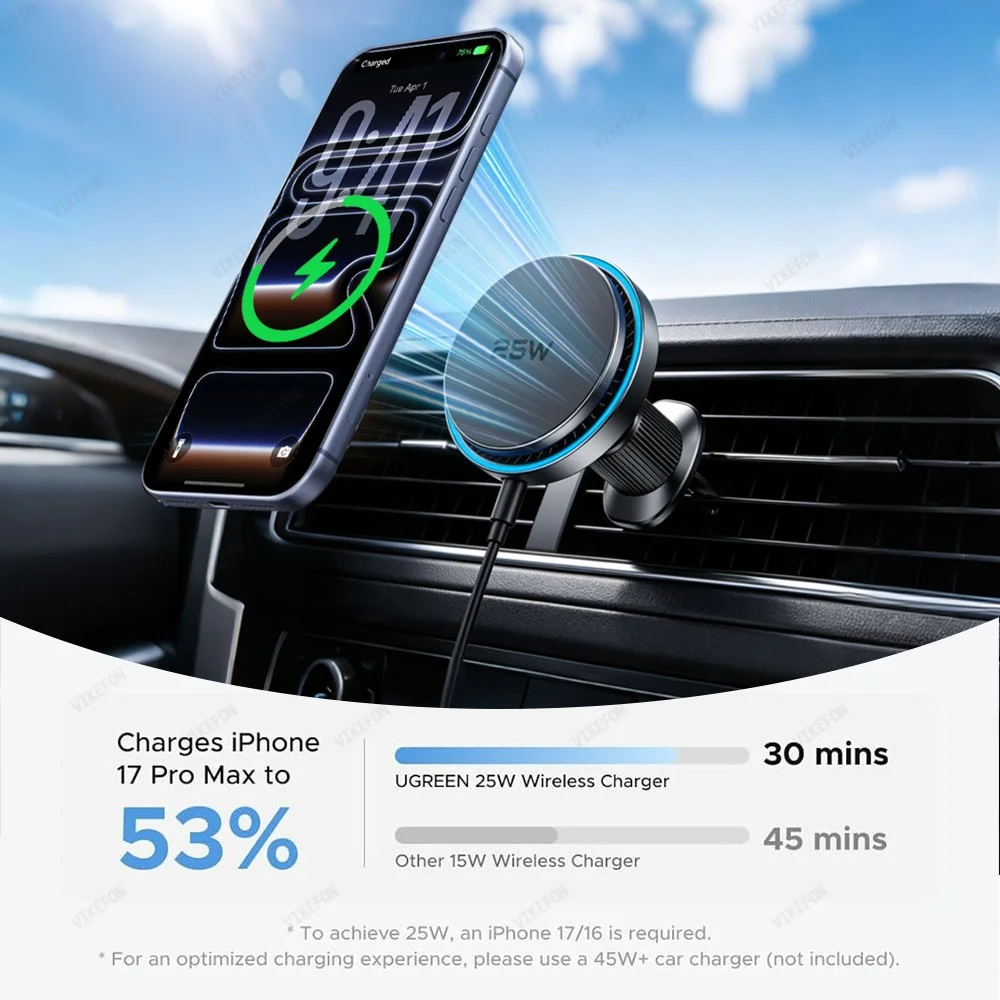 Chargeur sans fil magnétique Q - Magnetic Phone Holder For Car Vent avis et prix