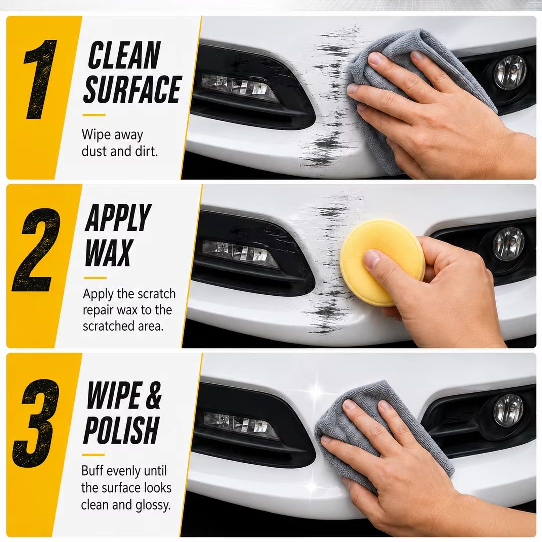 Cire de réparation des rayures - Car Scratch Repair Polishing Wax Paste avis et prix